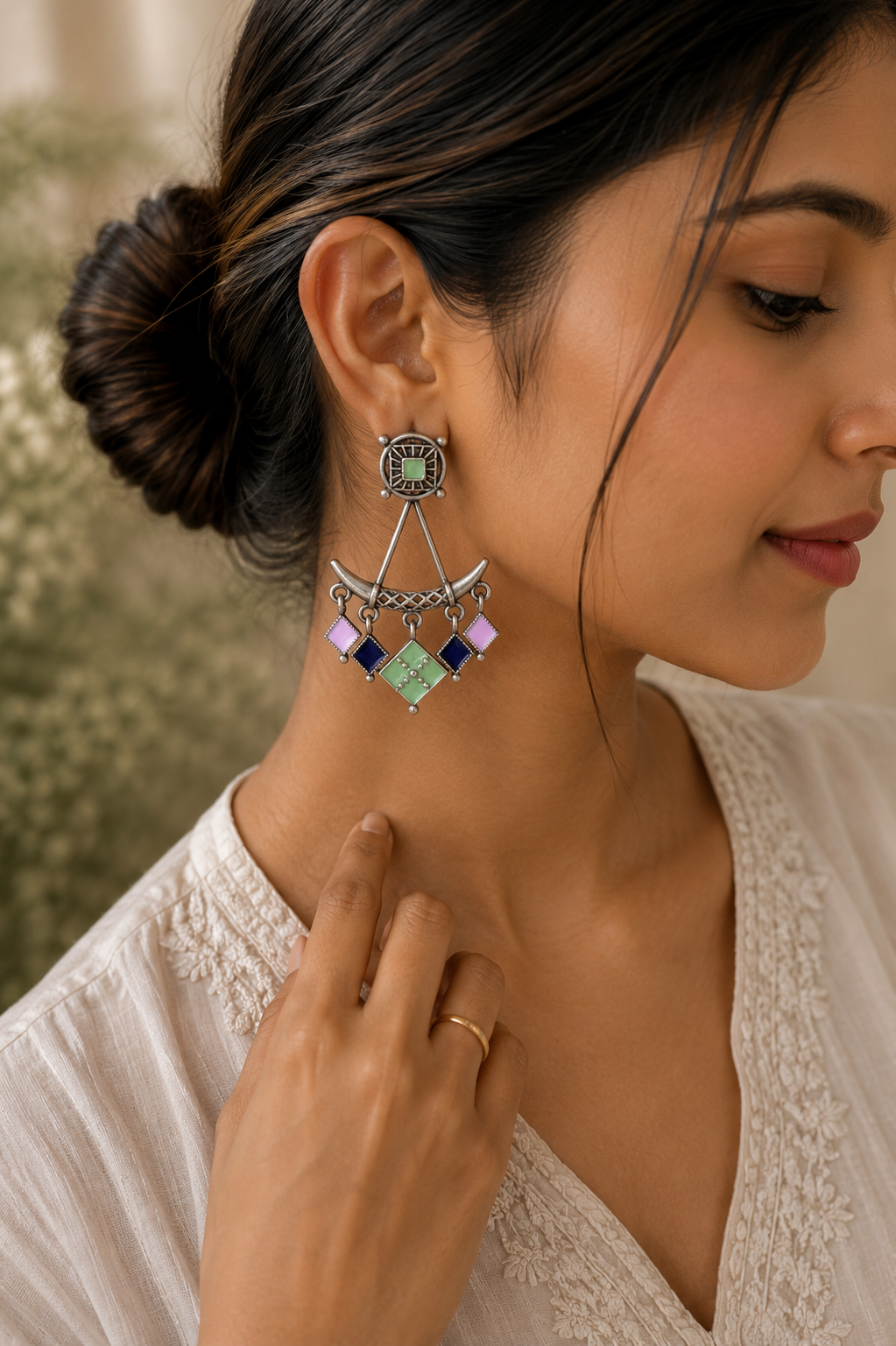 Rangrez Detachable Chandelier Earrings