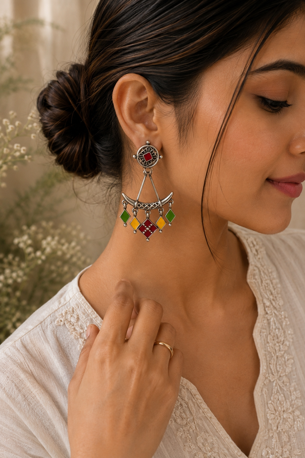 Rangrez Detachable Chandelier Earrings