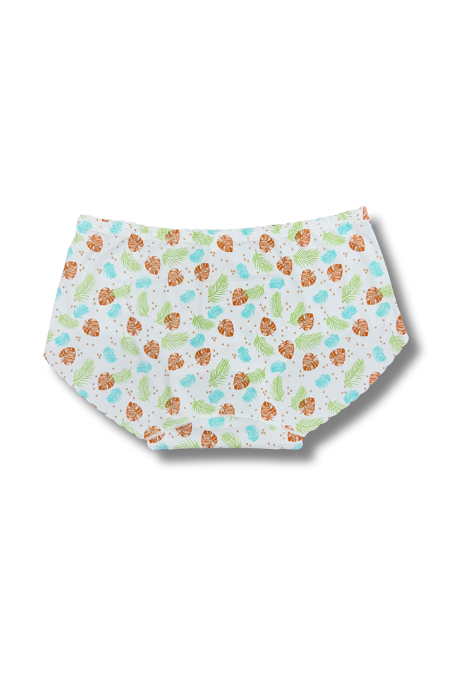 (Fits M–L)Seamless Printed Panties 👙 | Mid-Rise Hipster | Super Stretchable Comfort (Pack of 2)