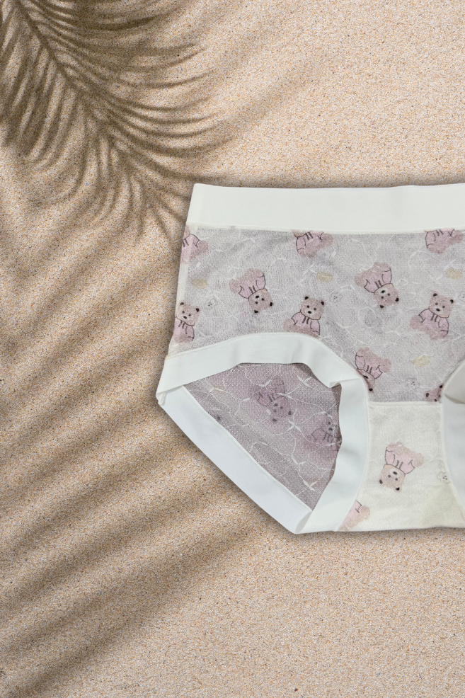 M & L Size | Limited Edition Seamless Panda Print Air Panties | Super Thin, Breathable & Full Coverage