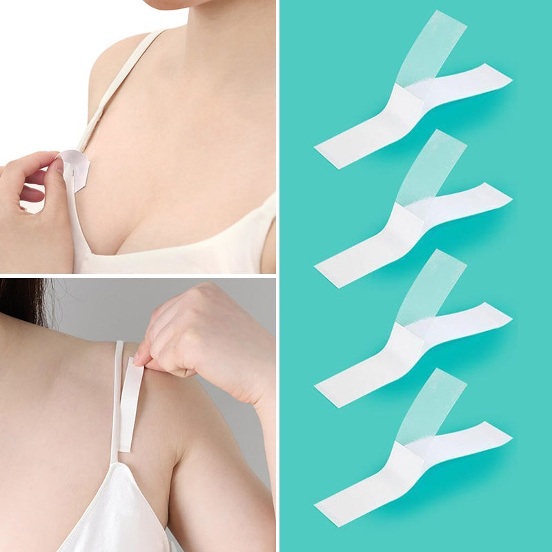Lady Language Double Sided Fashion Tape for Dresses, Bras & Lingerie – 36 Transparent Strips