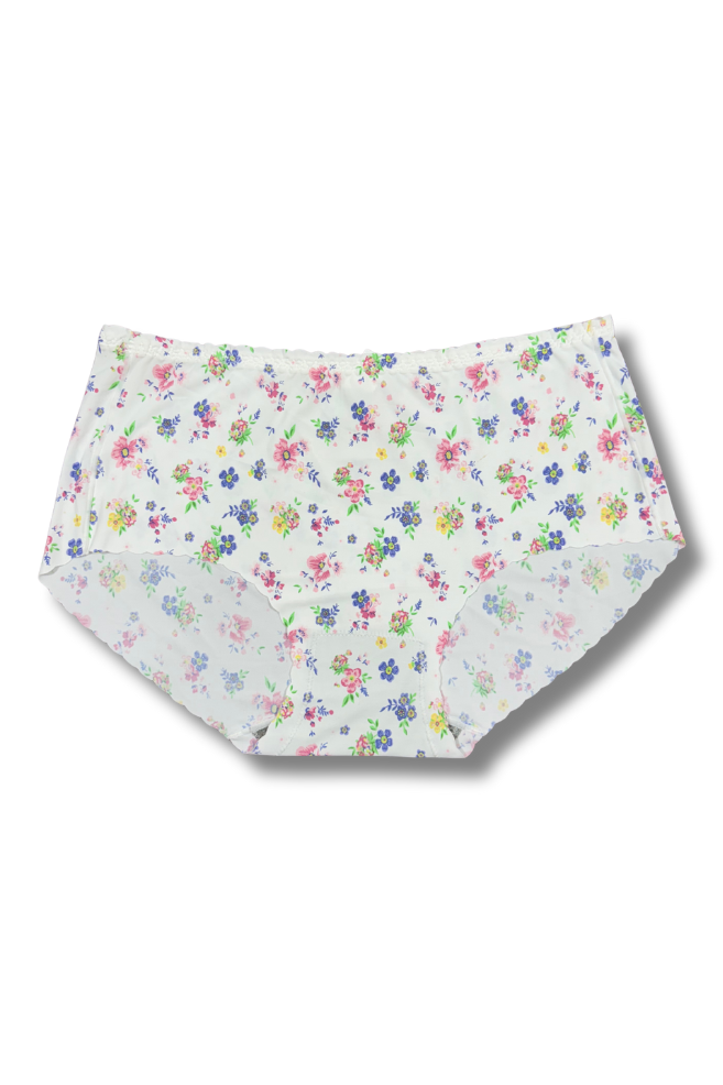 Plus Size Seamless Printed Panties 👙 | Mid-Rise Hipster | Super Stretchable Comfort (2XL/3XL, Pack of 2)