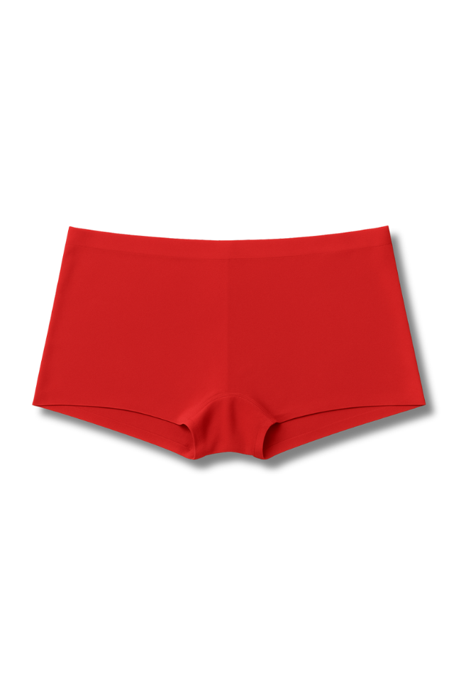 Fits M, L & XL Free Size Seamless Boy Shorts Panties for Women | Pack of 2 | High Rise, Full Coverage