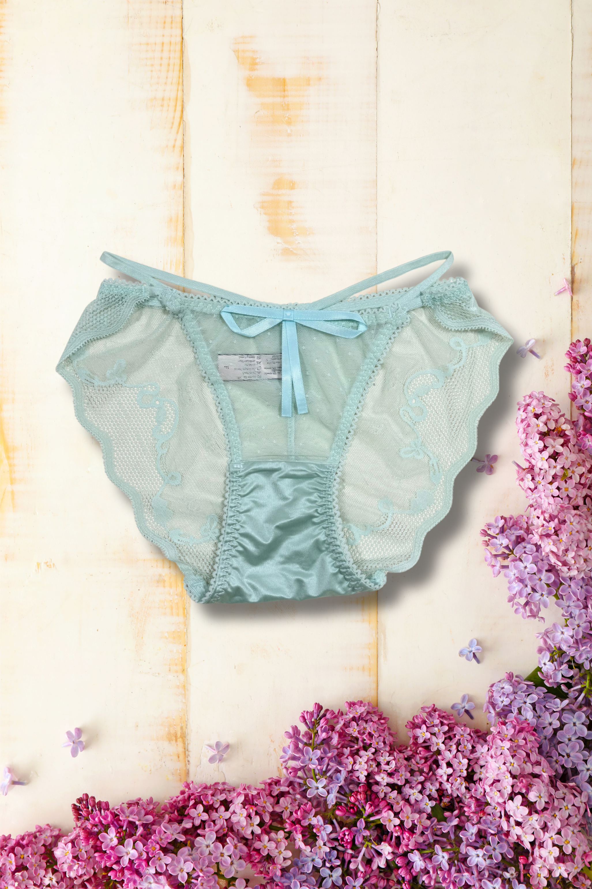 S/M Lace Temptation Intimate Wear | Fancy Stretchy Mesh Panty | 1 PC Pack