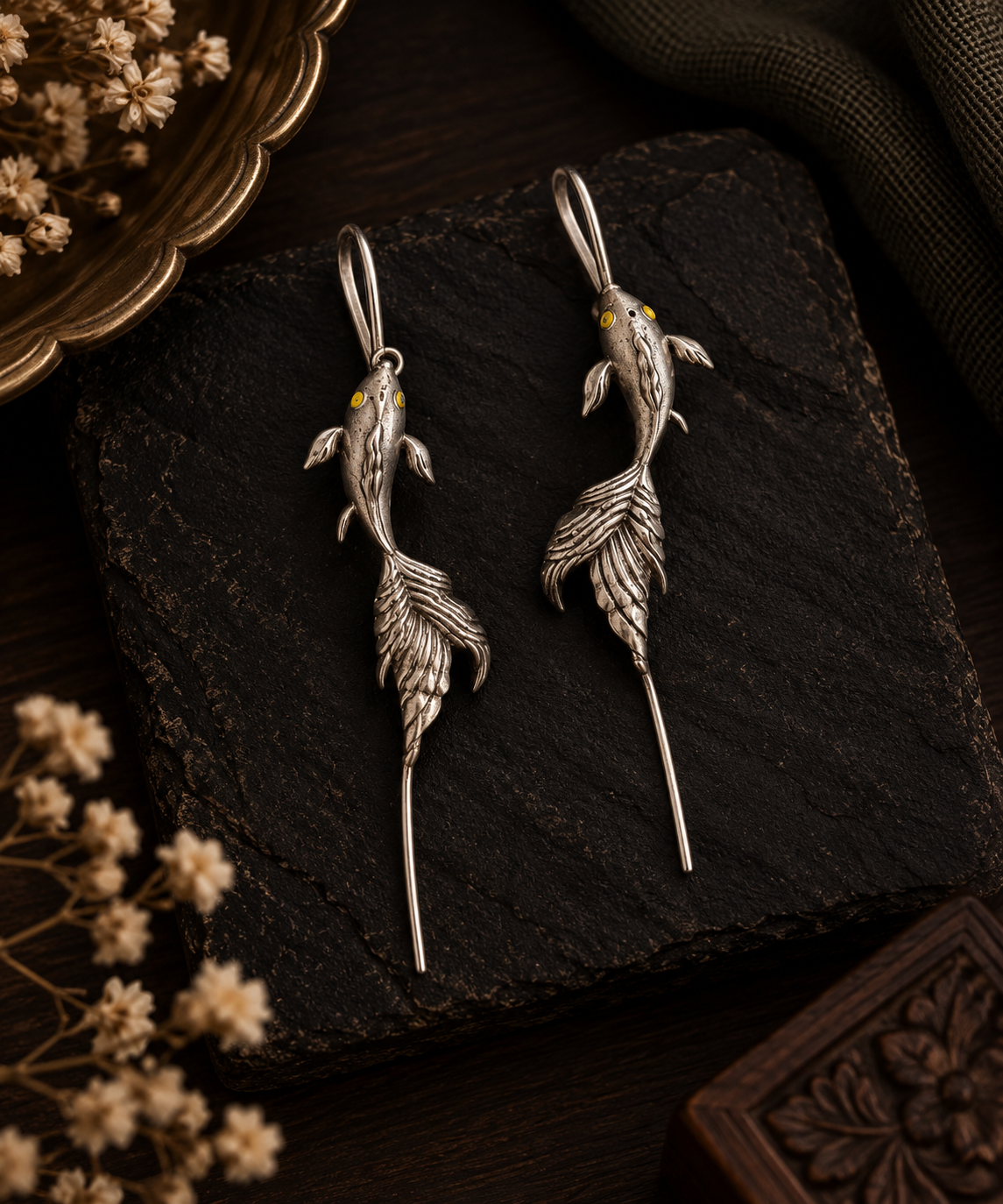 Matsya Fish Ear Cuffs