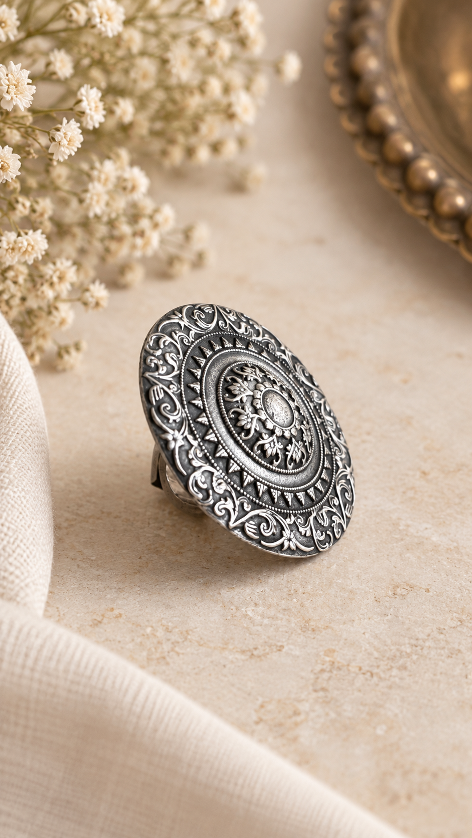 Royal Heritage Mandala Ring