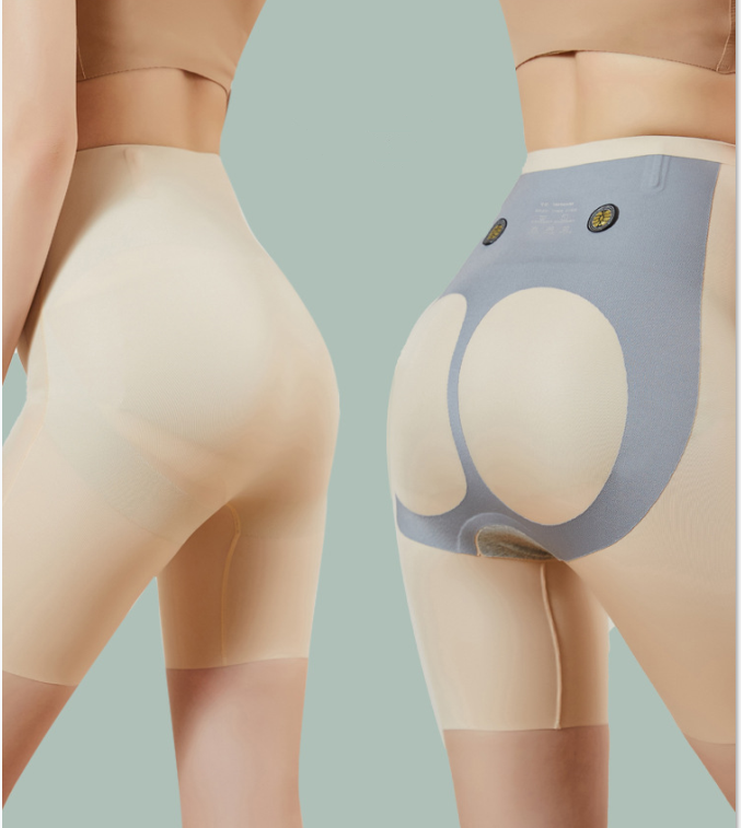 🩷 Seamless Sculpting Shapewear Shorts – High-Waist • Butt Lift • Anti-Slip • Cotton Crotch | Lady Language (Skin)