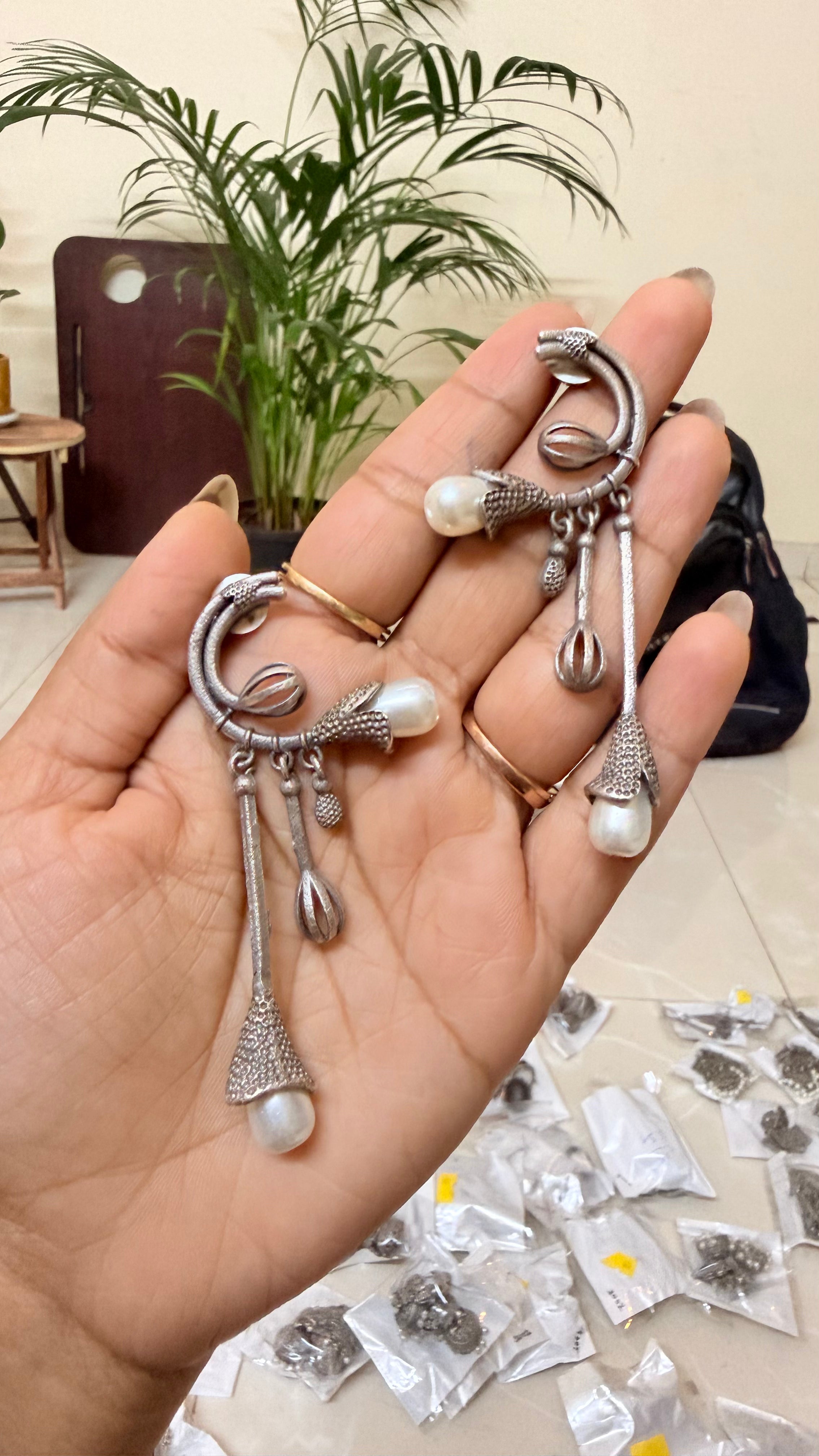 Kamalika Pearl Drop Earrings