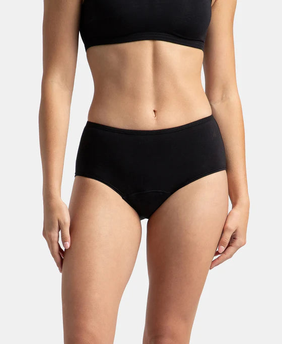 Jockey SW05 Women's Super Combed Cotton Elastane Stretch Period Panty (PK OF 1)