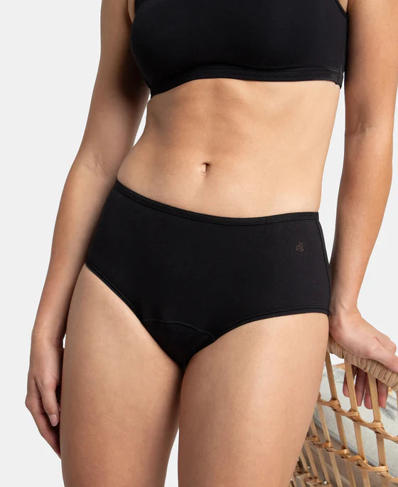 Jockey SW05 Women's Super Combed Cotton Elastane Stretch Period Panty (PK OF 1)