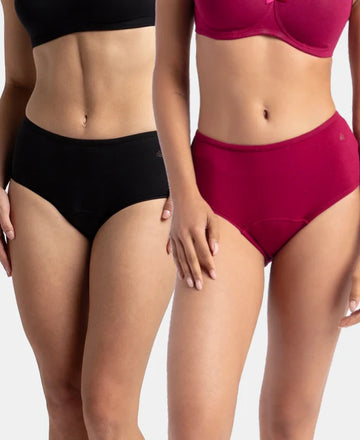 Jockey SW05 Women's Super Combed Cotton Elastane Stretch Period Panty (PK OF 1)