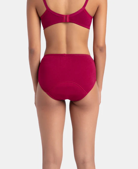 Jockey SW05 Women's Super Combed Cotton Elastane Stretch Period Panty (PK OF 1)