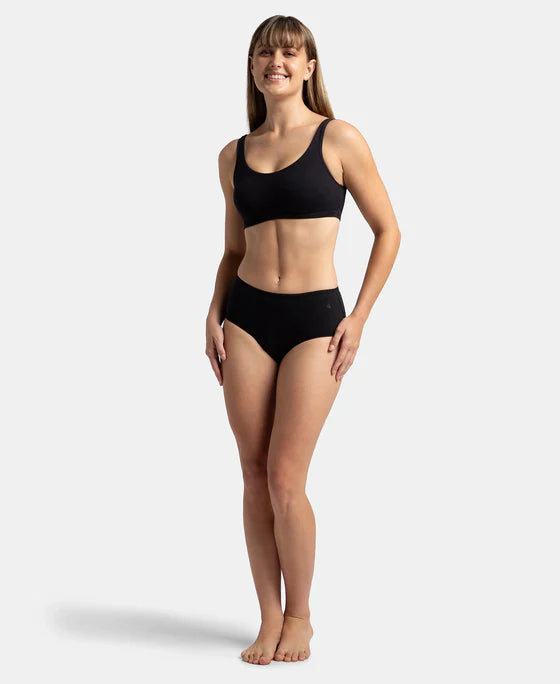 Jockey SW05 Women's Super Combed Cotton Elastane Stretch Period Panty (PK OF 1)