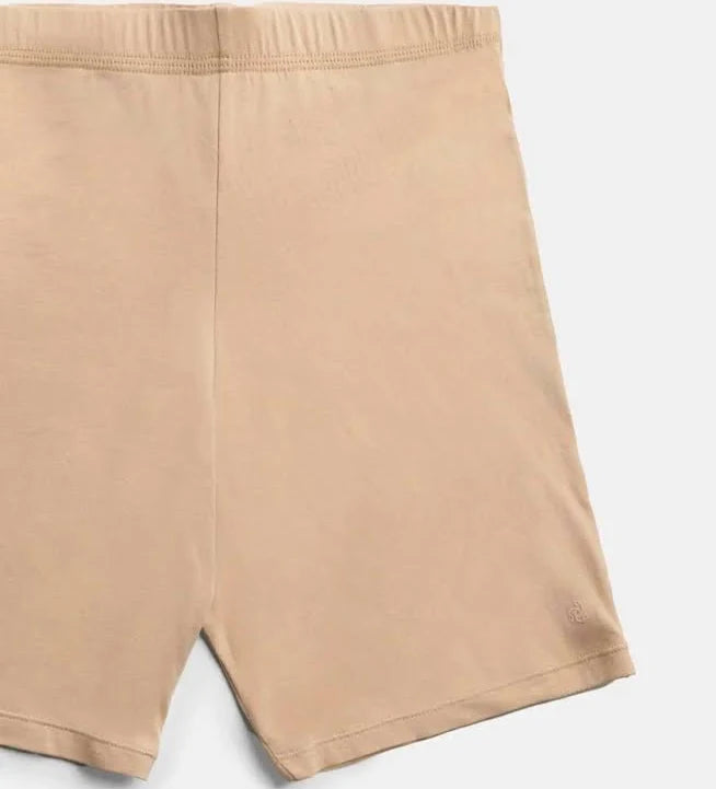 Jockey 1529 Women's High Coverage Cycling shorts -Super Combed Cotton Elastane Stretch Mid Waist Shorties with Concealed Waistband