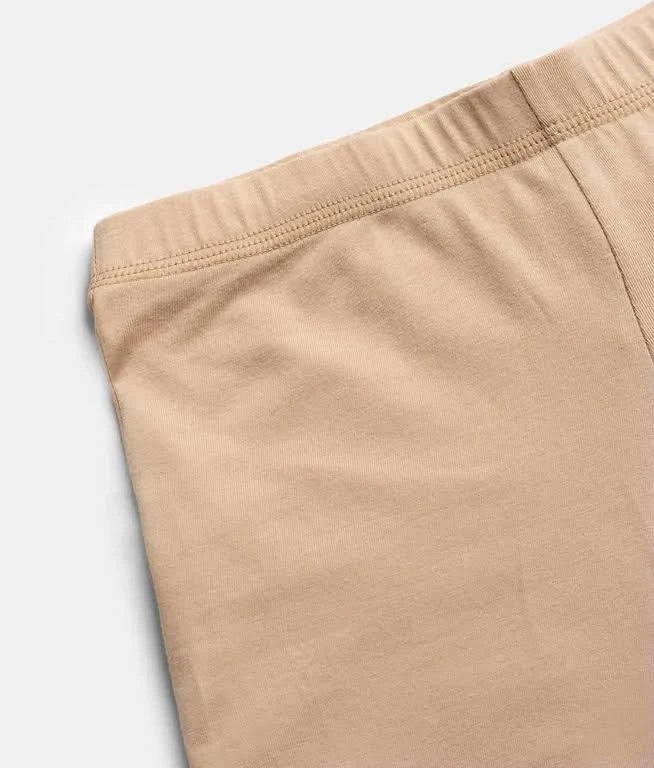 Jockey 1529 Women's High Coverage Cycling shorts -Super Combed Cotton Elastane Stretch Mid Waist Shorties with Concealed Waistband