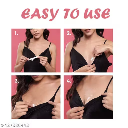 Lady Language Double Sided Fashion Tape for Dresses, Bras & Lingerie – 36 Transparent Strips